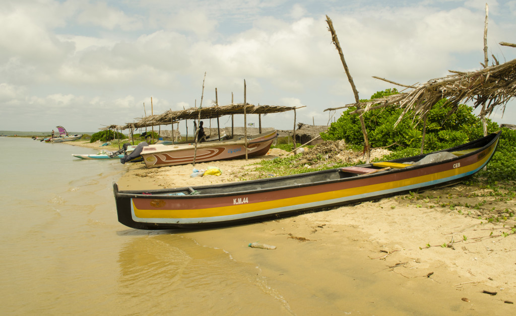 Local fishing vessels at vella island srilanka